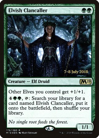 Elvish Clancaller [Core Set 2019 Promos] | Mega City Incorporated