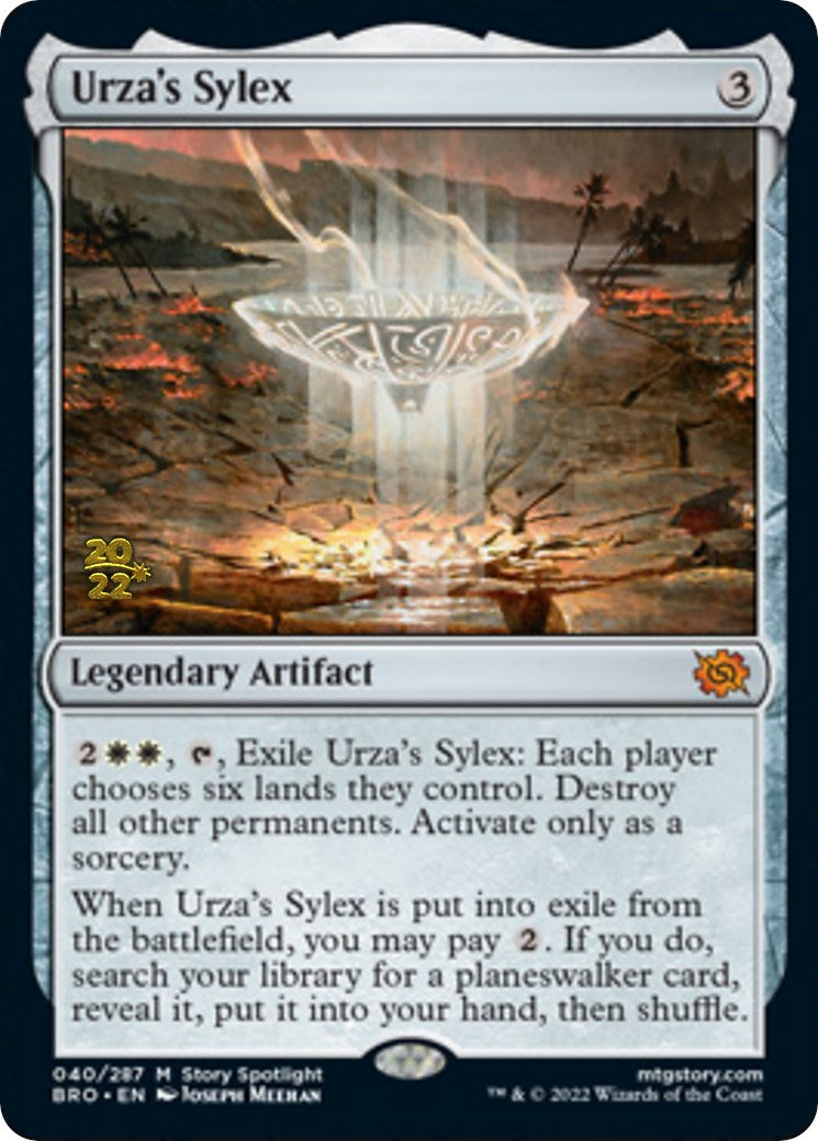 Urza's Sylex [The Brothers' War: Prerelease Promos] | Mega City Incorporated