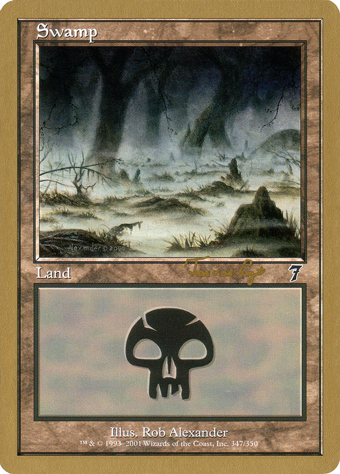 Swamp (tvdl347) (Tom van de Logt) [World Championship Decks 2001] | Mega City Incorporated