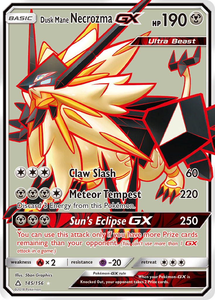 Dusk Mane Necrozma GX (145/156) [Sun & Moon: Ultra Prism] | Mega City Incorporated