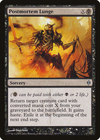 Postmortem Lunge [New Phyrexia] | Mega City Incorporated