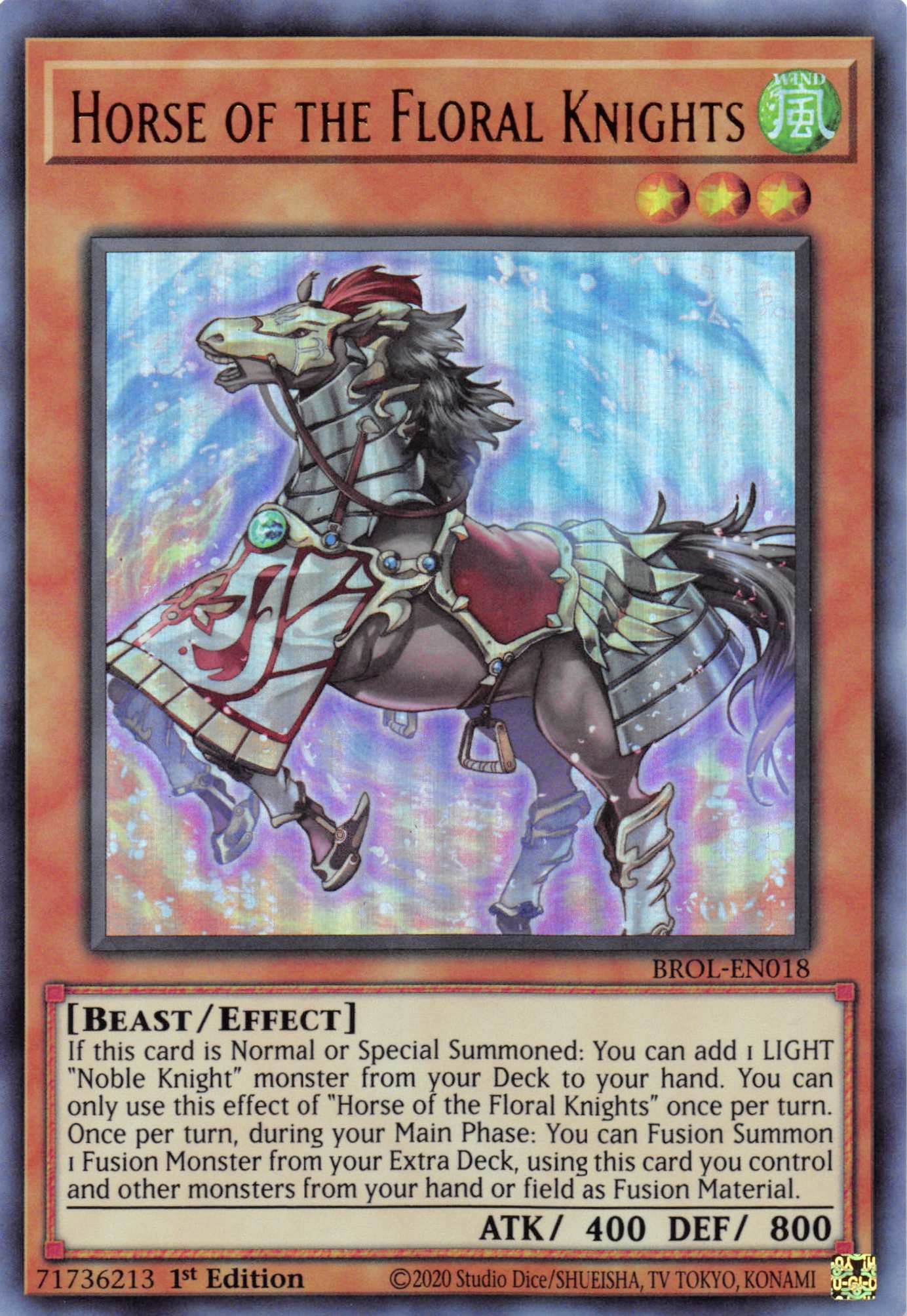 Horse of the Floral Knights [BROL-EN018] Ultra Rare | Mega City Incorporated