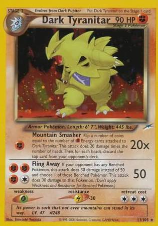 Dark Tyranitar (11/105) [Neo Destiny Unlimited] | Mega City Incorporated