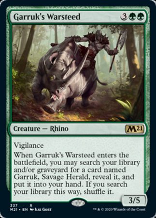 Garruk's Warsteed [Core Set 2021] | Mega City Incorporated