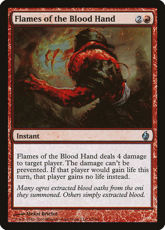 Flames of the Blood Hand [Premium Deck Series: Fire and Lightning] | Mega City Incorporated