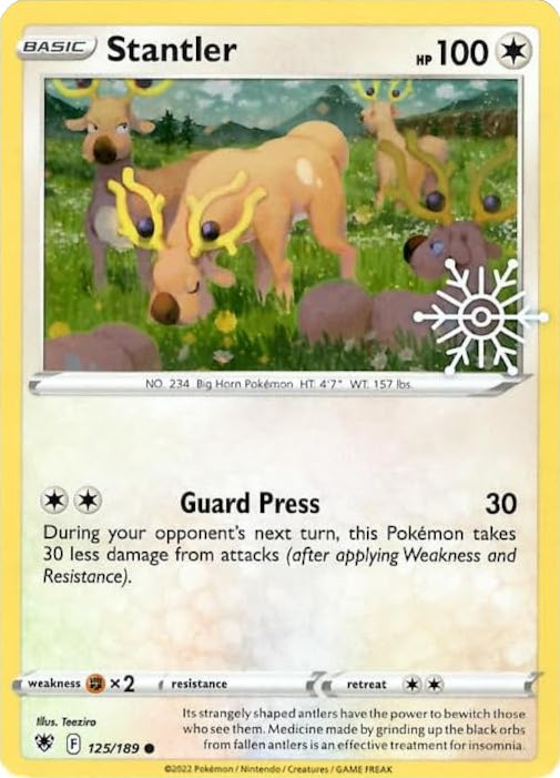 Stantler (125/189) (Holiday Calendar) [Sword & Shield: Astral Radiance] | Mega City Incorporated