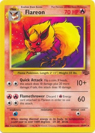 Flareon (19/64) [Jungle Unlimited] | Mega City Incorporated