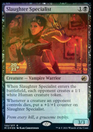 Slaughter Specialist [Innistrad: Midnight Hunt Prerelease Promos] | Mega City Incorporated