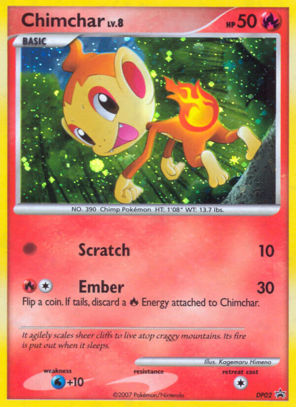 Chimchar (DP02) [Diamond & Pearl: Black Star Promos] | Mega City Incorporated