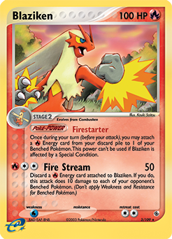 Blaziken (3/109) [EX: Battle Stadium] | Mega City Incorporated
