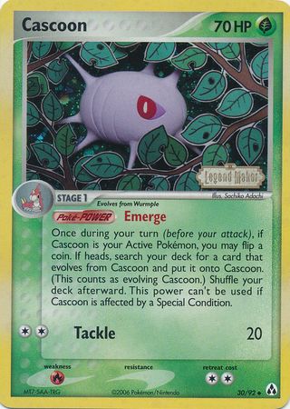 Cascoon (30/92) (Stamped) [EX: Legend Maker] | Mega City Incorporated