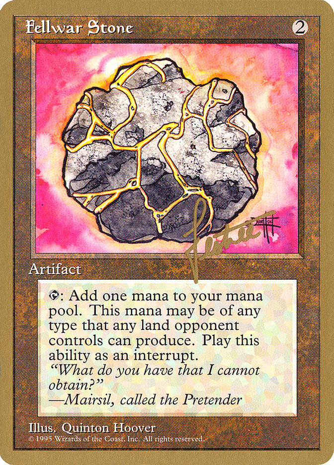 Fellwar Stone (Bertrand Lestree) [Pro Tour Collector Set] | Mega City Incorporated