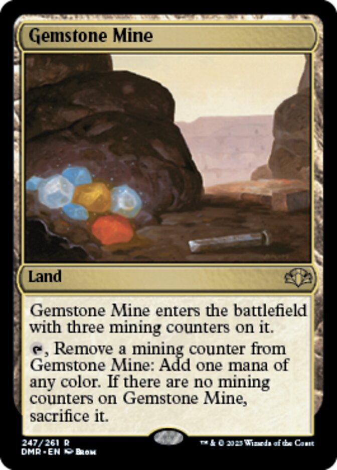 Gemstone Mine [Dominaria Remastered] | Mega City Incorporated