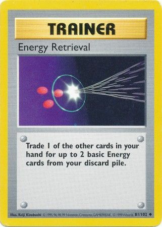 Energy Retrieval (81/102) [Base Set Shadowless Unlimited] | Mega City Incorporated