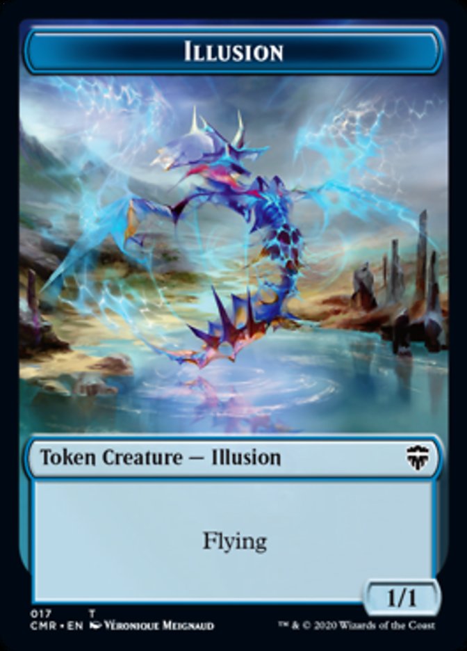 Illusion // Plant Token [Commander Legends Tokens] | Mega City Incorporated