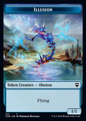 Illusion // Saproling Token [Commander Legends Tokens] | Mega City Incorporated