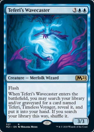 Teferi's Wavecaster [Core Set 2021] | Mega City Incorporated