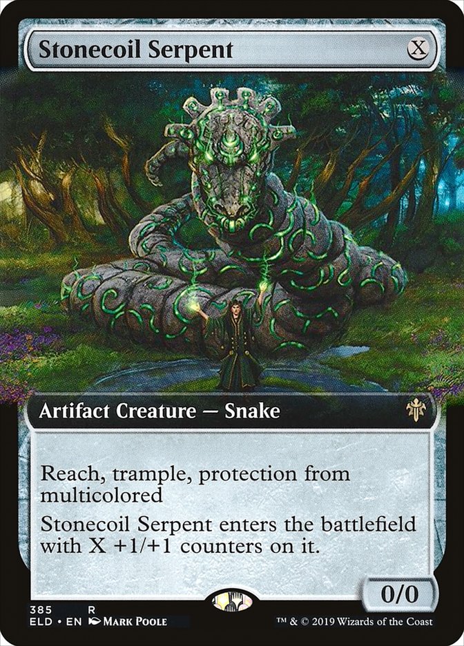 Stonecoil Serpent (Extended Art) [Throne of Eldraine] | Mega City Incorporated