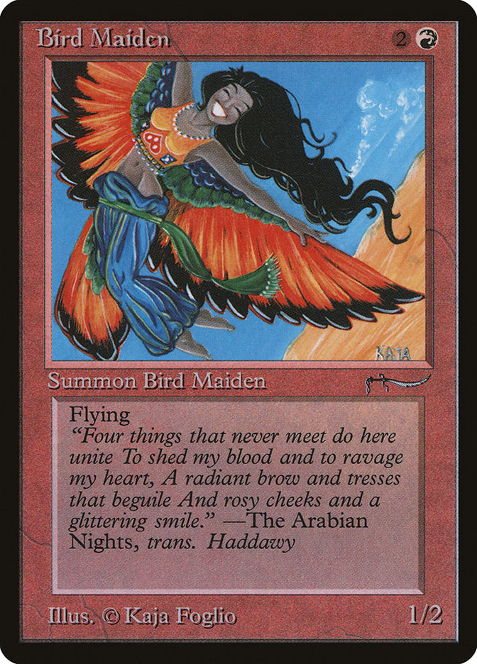 Bird Maiden (Dark Mana Cost) [Arabian Nights] | Mega City Incorporated