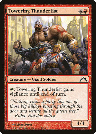 Towering Thunderfist [Gatecrash] | Mega City Incorporated