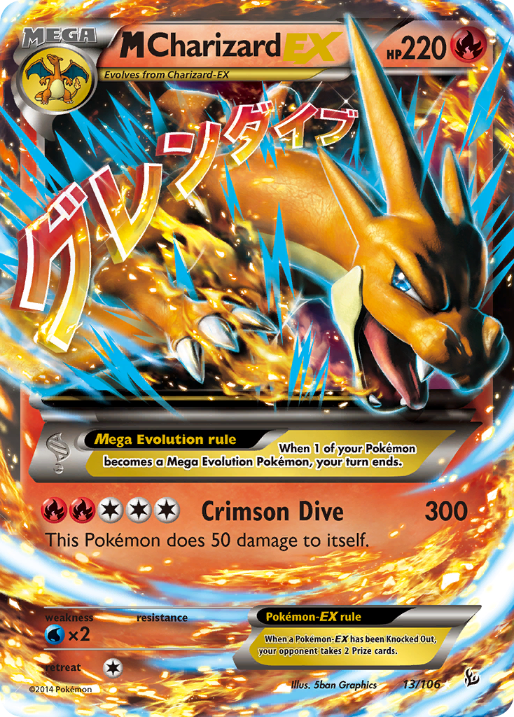 M Charizard EX (13/106) [XY: Flashfire] | Mega City Incorporated