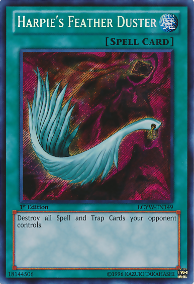 Harpie's Feather Duster [LCYW-EN149] Secret Rare | Mega City Incorporated