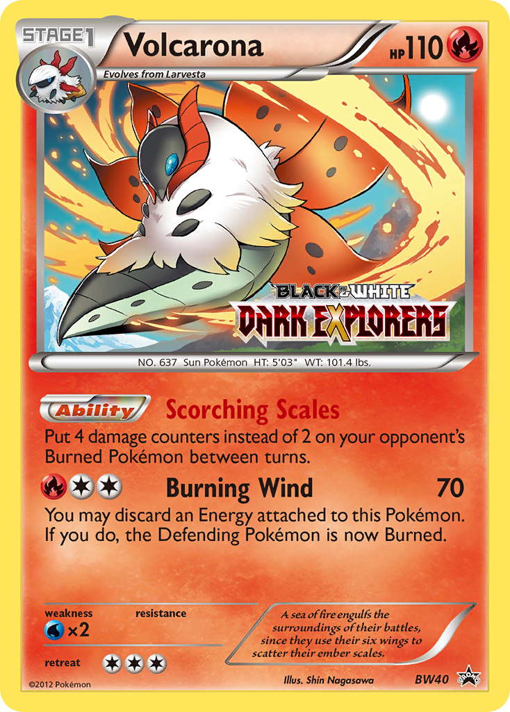 Volcarona (BW40) [Black & White: Black Star Promos] | Mega City Incorporated