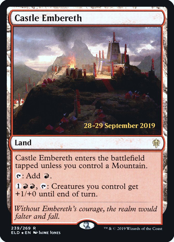 Castle Embereth  [Throne of Eldraine Prerelease Promos] | Mega City Incorporated