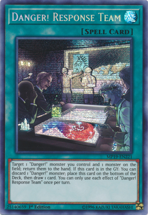 Danger! Response Team [MP19-EN221] Prismatic Secret Rare | Mega City Incorporated