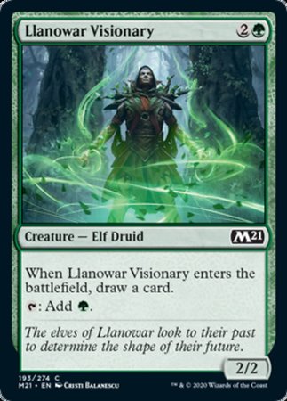 Llanowar Visionary [Core Set 2021] | Mega City Incorporated