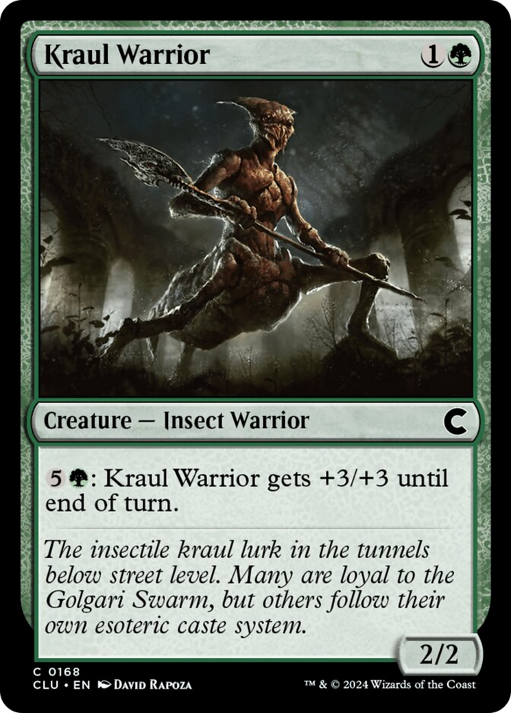 Kraul Warrior [Ravnica: Clue Edition] | Mega City Incorporated