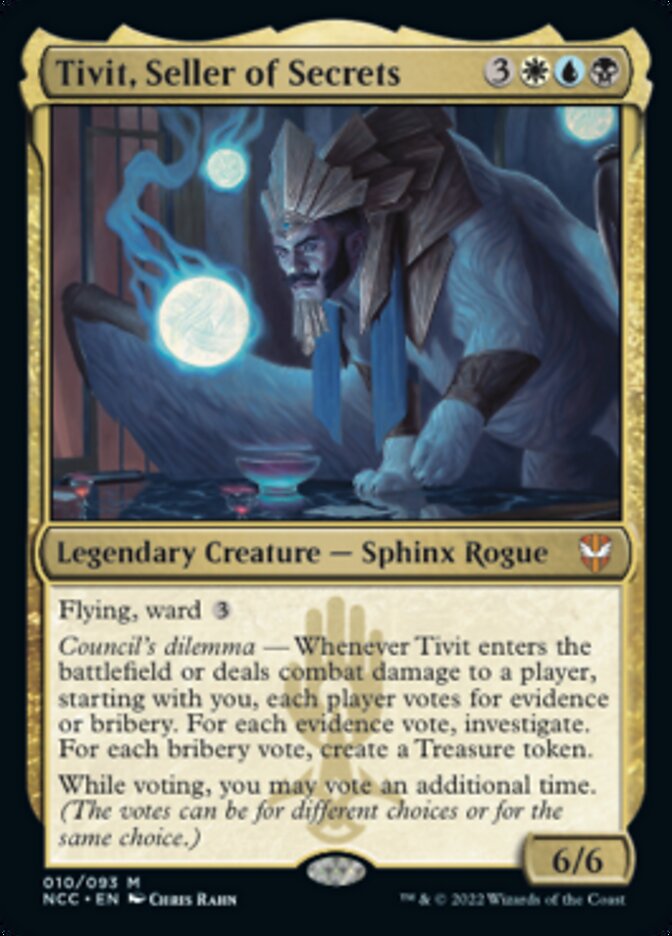 Tivit, Seller of Secrets [Streets of New Capenna Commander] | Mega City Incorporated