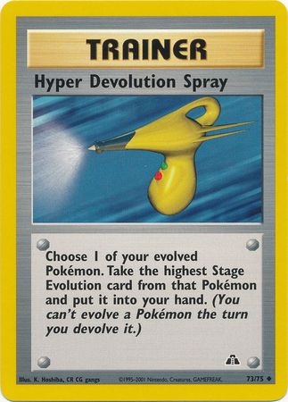 Hyper Devolution Spray (73/75) [Neo Discovery Unlimited] | Mega City Incorporated