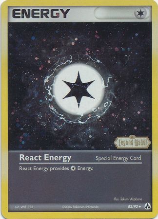 React Energy (82/92) (Stamped) [EX: Legend Maker] | Mega City Incorporated