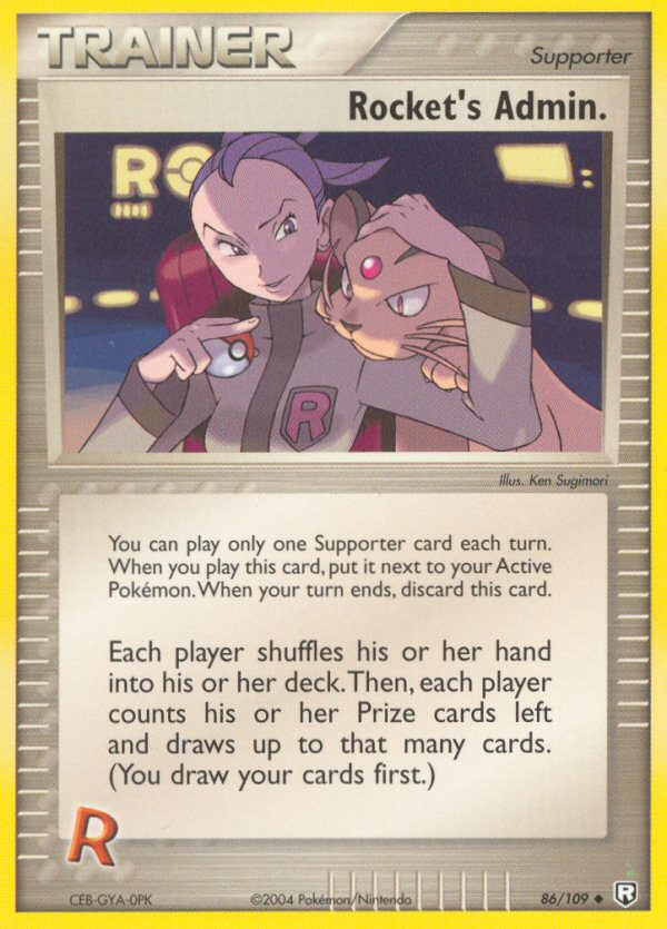 Rocket's Admin. (86/109) [EX: Team Rocket Returns] | Mega City Incorporated