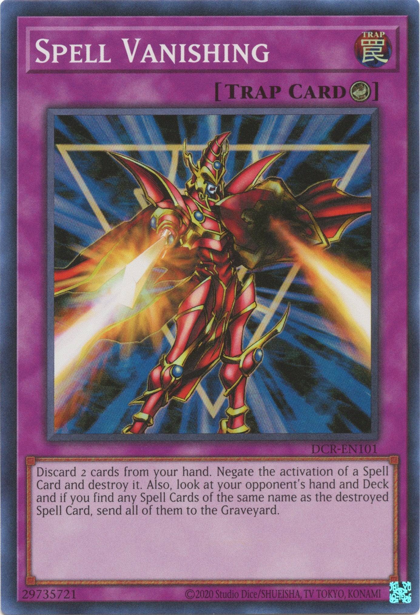 Spell Vanishing (25th Anniversary) [DCR-EN101] Super Rare | Mega City Incorporated