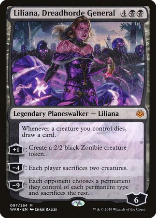 Liliana, Dreadhorde General [War of the Spark] | Mega City Incorporated