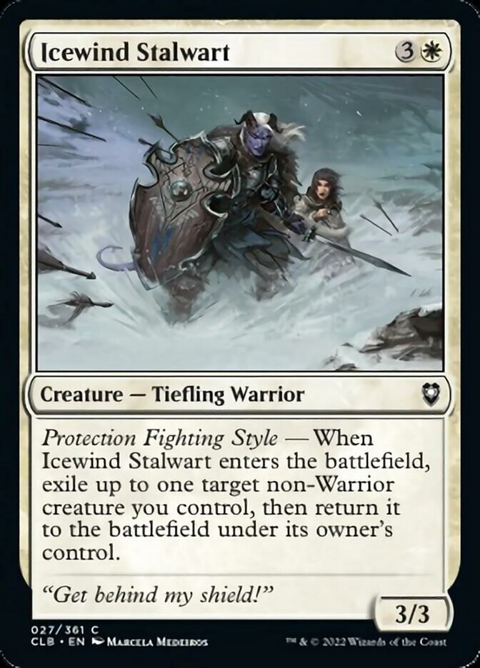 Icewind Stalwart [Commander Legends: Battle for Baldur's Gate] | Mega City Incorporated