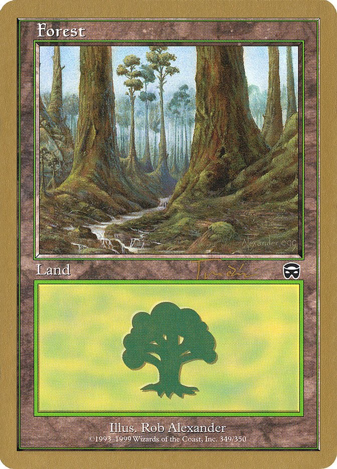 Forest (jt349) (Jan Tomcani) [World Championship Decks 2001] | Mega City Incorporated