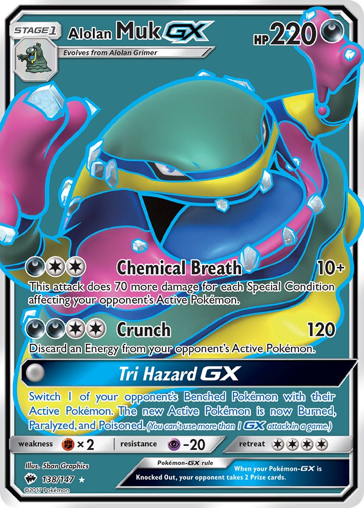 Alolan Muk GX (138/147) [Sun & Moon: Burning Shadows] | Mega City Incorporated