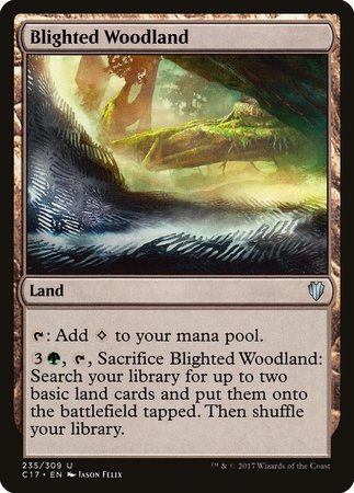 Blighted Woodland [Commander 2017] | Mega City Incorporated