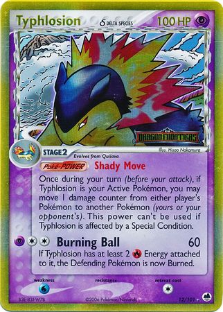 Typhlosion (12/101) (Delta Species) (Stamped) [EX: Dragon Frontiers] | Mega City Incorporated