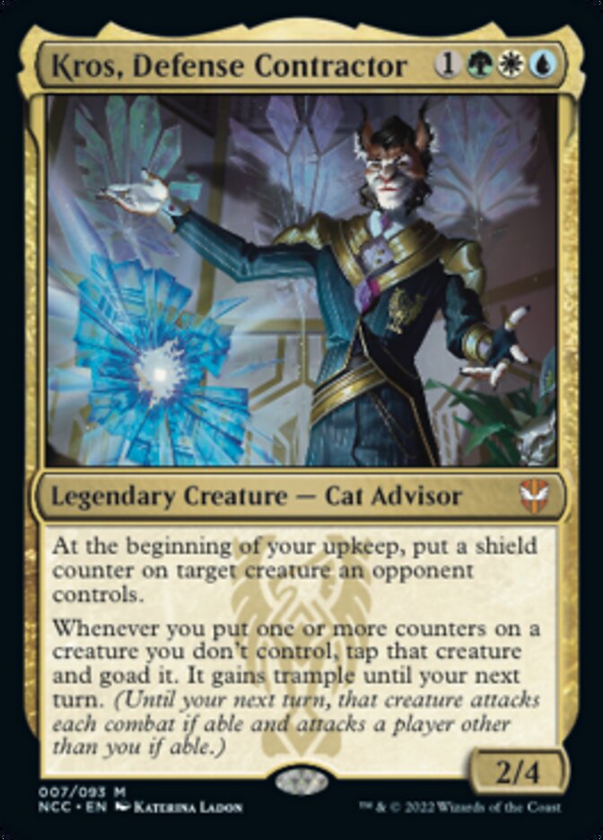 Kros, Defense Contractor [Streets of New Capenna Commander] | Mega City Incorporated