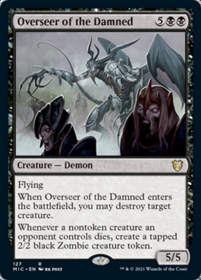 Overseer of the Damned [Innistrad: Midnight Hunt Commander] | Mega City Incorporated