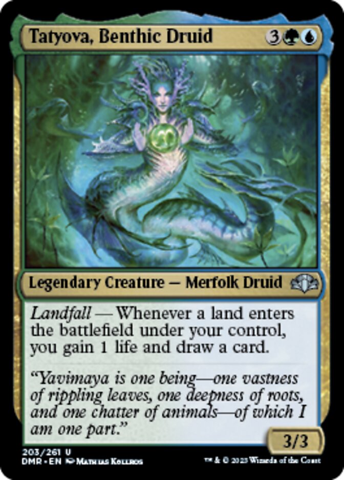 Tatyova, Benthic Druid [Dominaria Remastered] | Mega City Incorporated