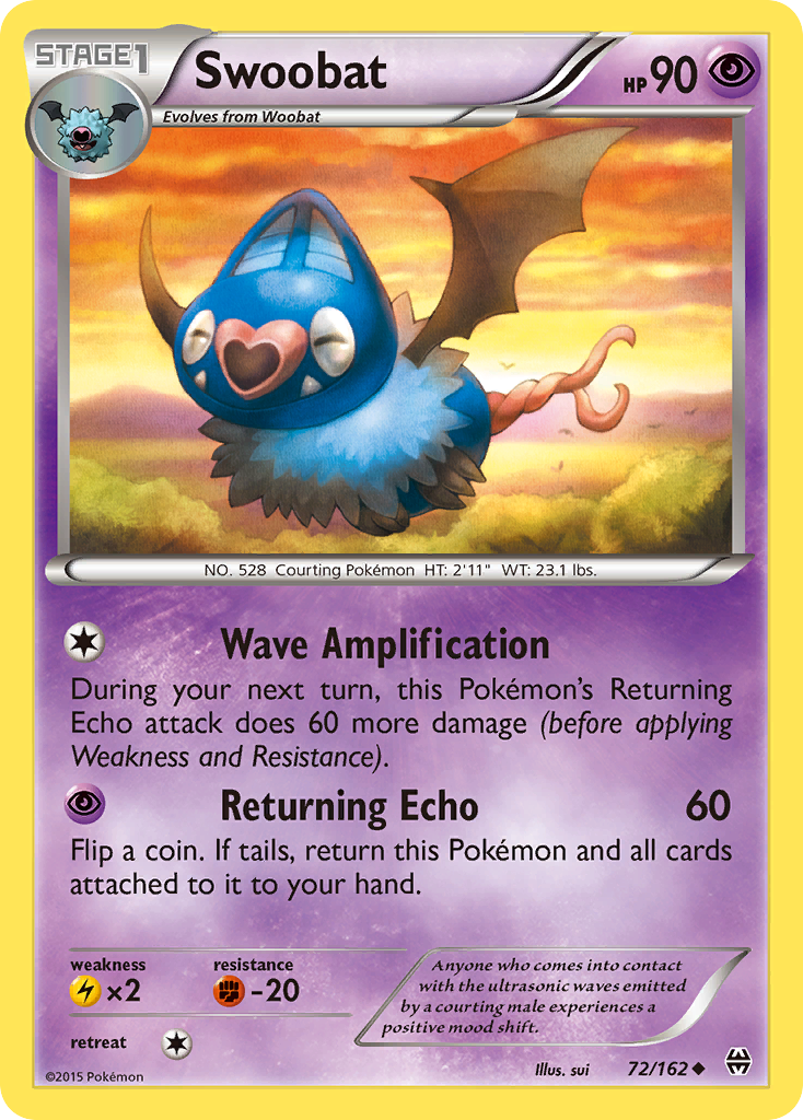 Swoobat (72/162) [XY: BREAKthrough] | Mega City Incorporated