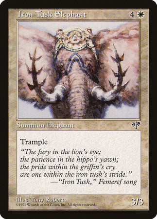 Iron Tusk Elephant [Mirage] | Mega City Incorporated