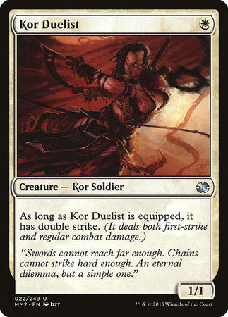 Kor Duelist [Modern Masters 2015] | Mega City Incorporated