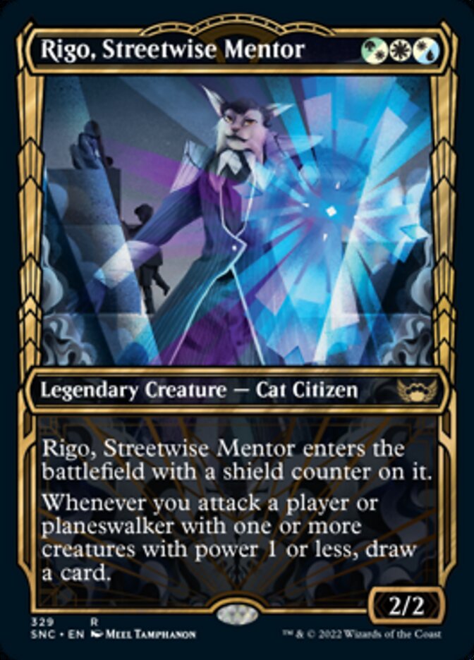 Rigo, Streetwise Mentor (Showcase Golden Age) [Streets of New Capenna] | Mega City Incorporated