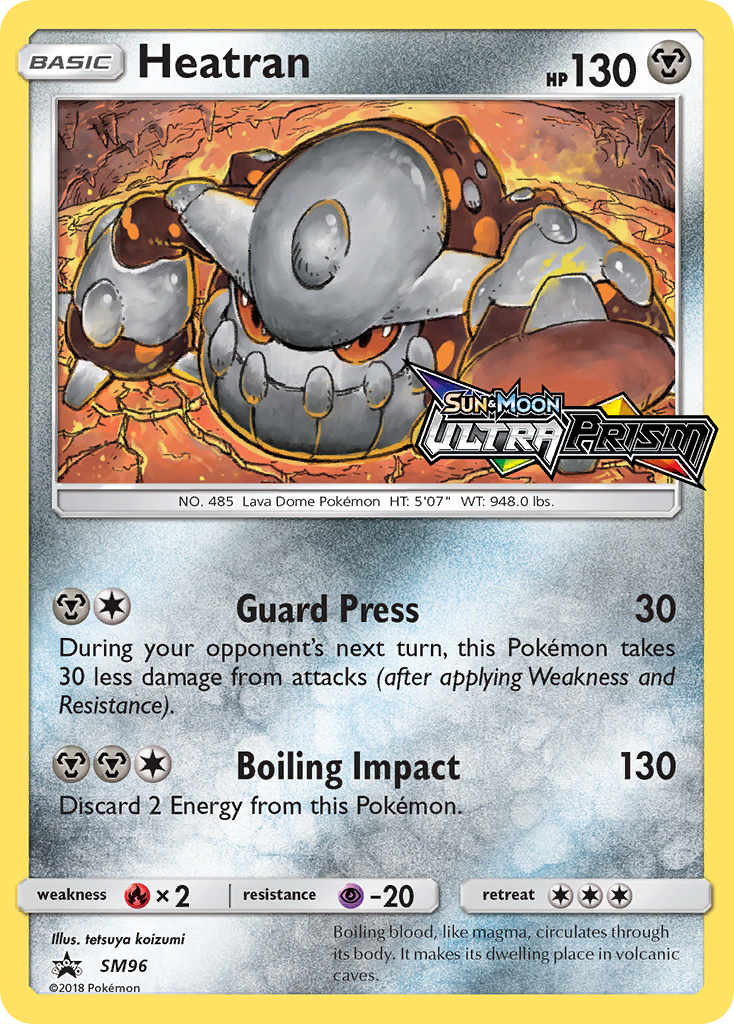 Heatran (SM96) [Sun & Moon: Black Star Promos] | Mega City Incorporated